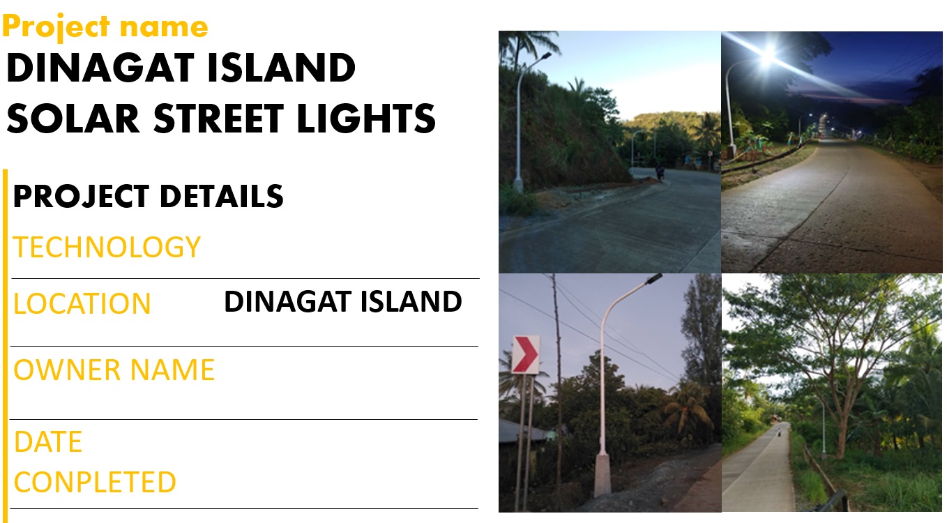 DINAGAT STREET LIGHTS